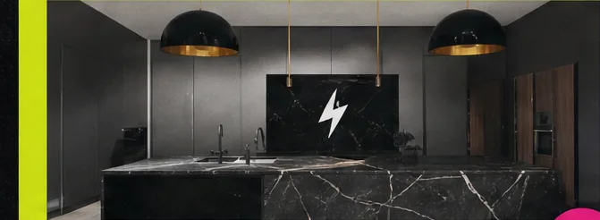 Keuken met elektra renovatie, Villa aan de Amstel