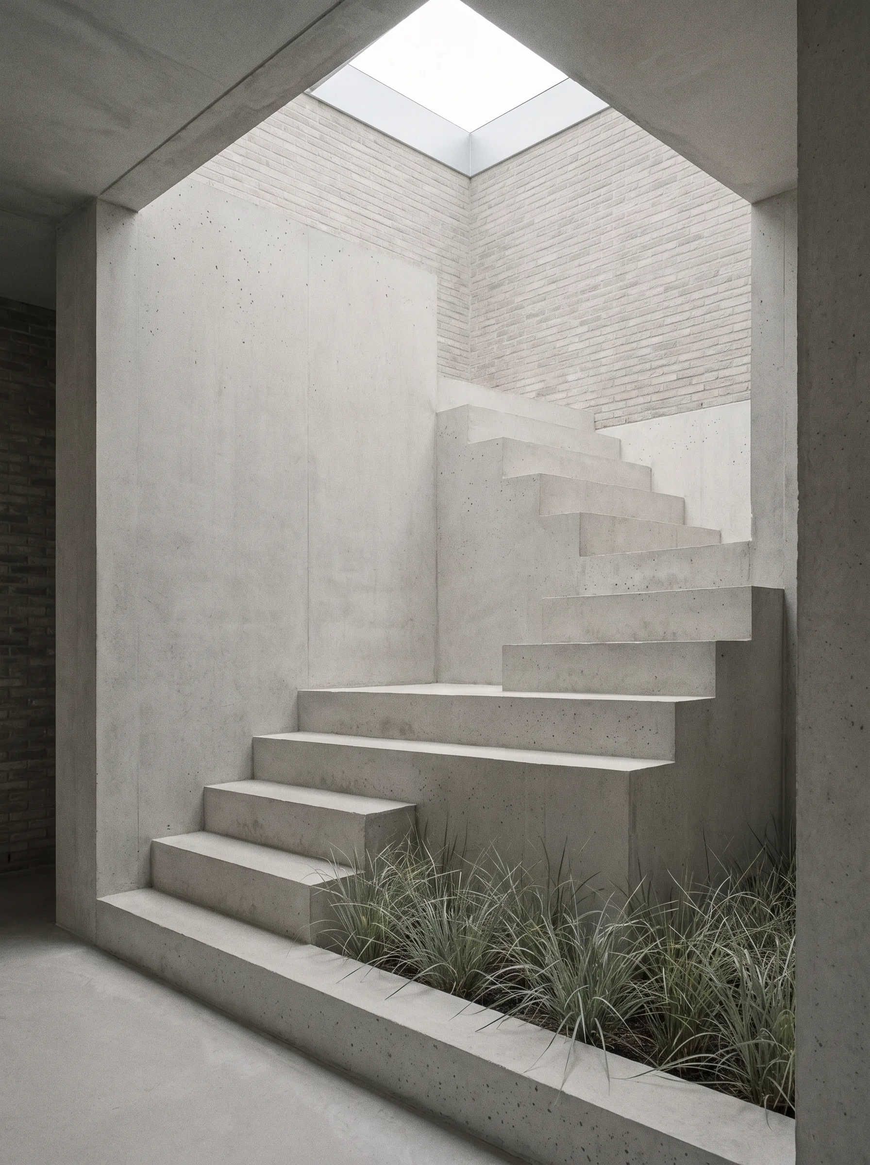 Traphuis Zuid — betonnen trapdetail, Dordrecht